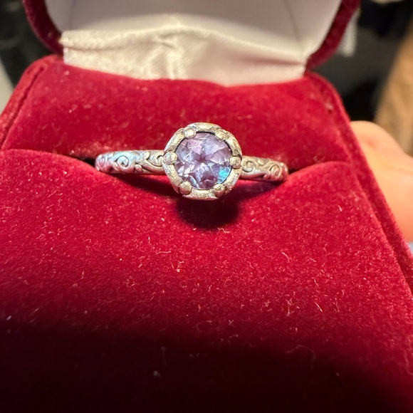 James Avery Sterling Silver Alexandrite Ring - Picture 8 of 8